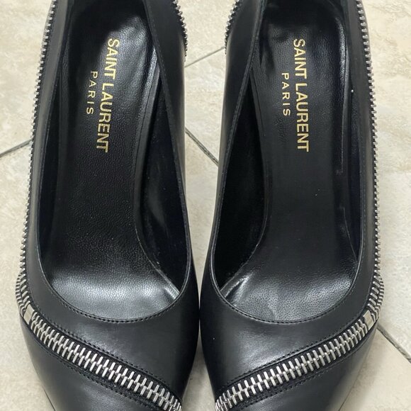 Saint Laurent Leather Pumps black - Picture 5 of 13